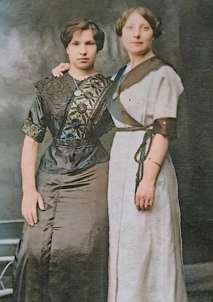 Rebecca Stein Dumes, left, and Rebecca Dumes Lieberman on the right.